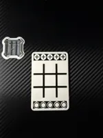 10 tic tac toe's 0.2mm layer, 2 walls, 15% infill