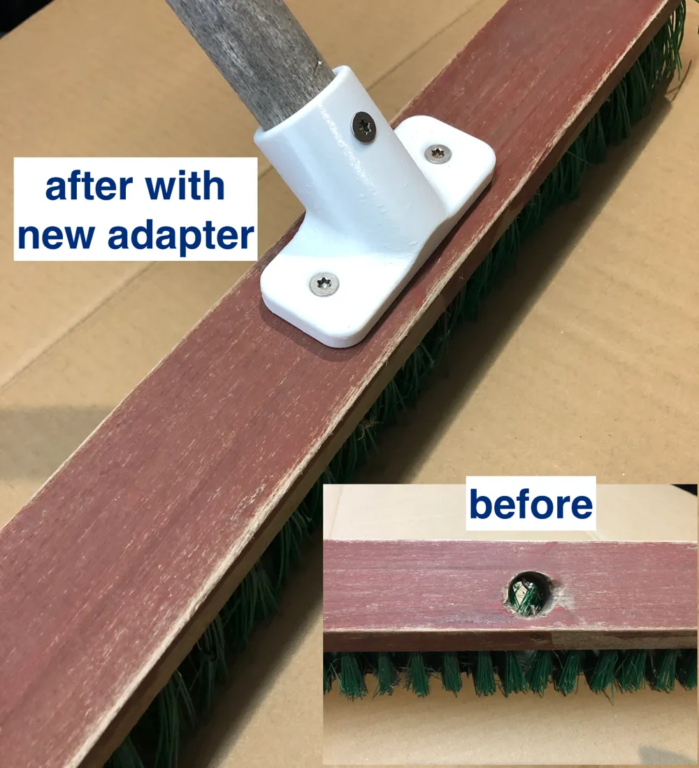 Broom handle mount by Staprin3D MakerWorld