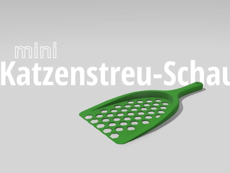mini Katzenstreu Schaufel