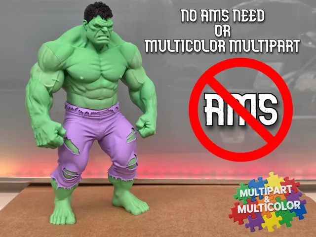HULK / NO AMS - MULTIPART MULTICOLOR