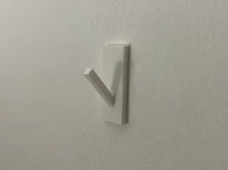 Simple small wall hook