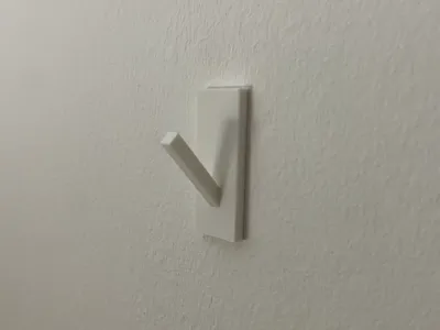 Simple small wall hook