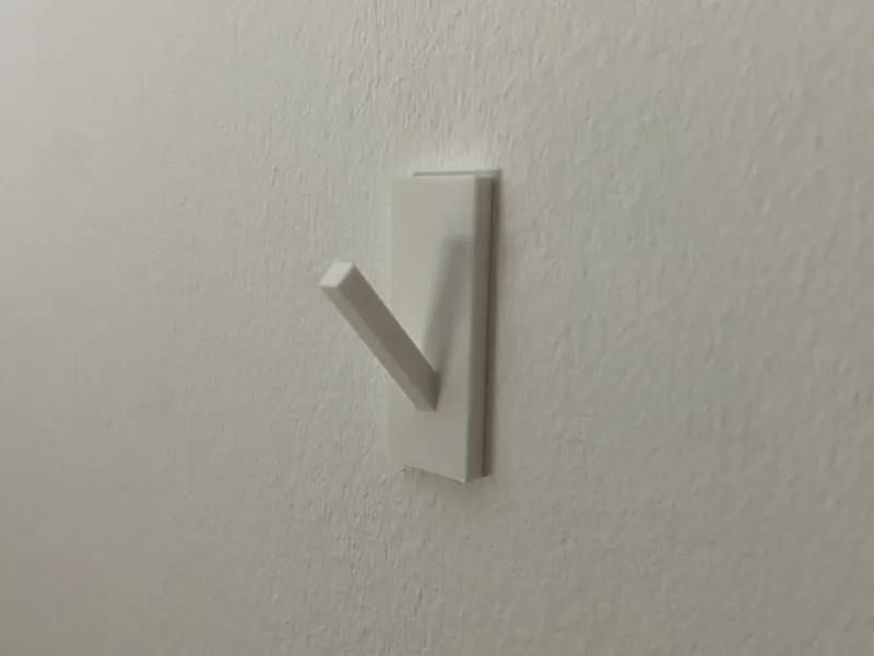 Simple small wall hook