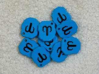 Tibia Avalanche Rune Keychain (NO AMS)