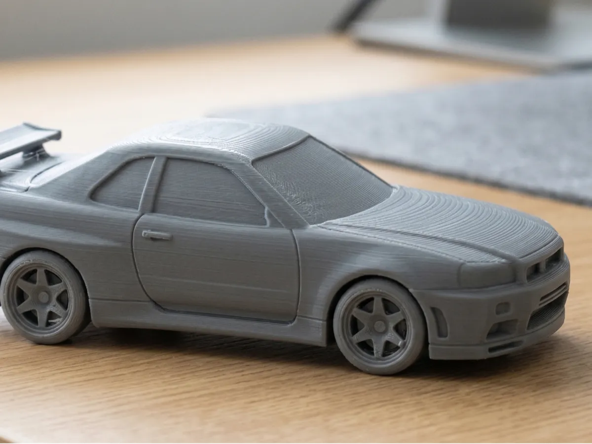 Skyline R34 Keychain - Free 3D Print Model - MakerWorld