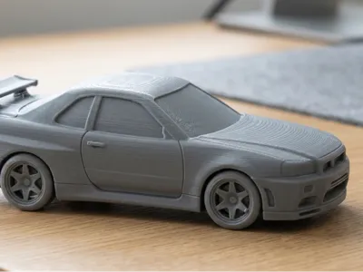 Skyline R34 Keychain