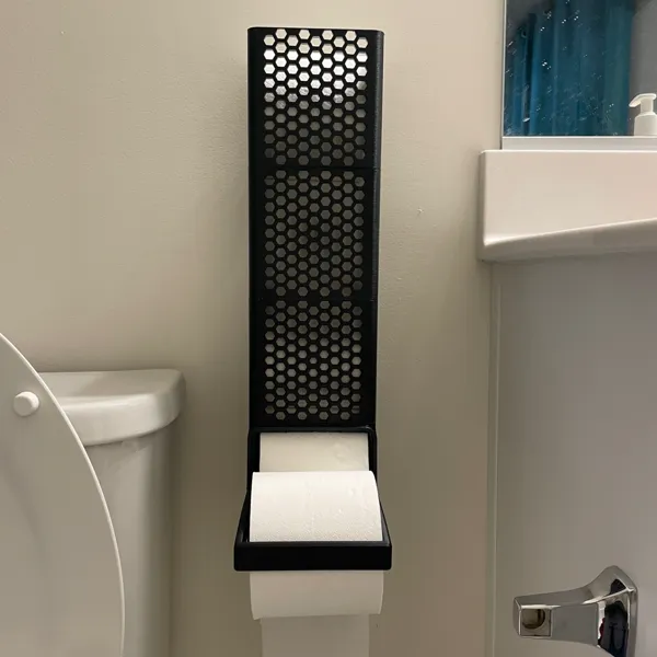Distributeur de papier toilette de secours
