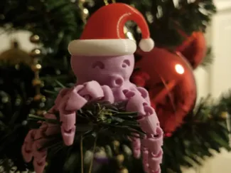 Santapus The Festive Cute Octopus