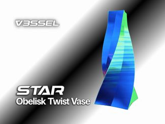 Obelisk Twist VASE - STAR
