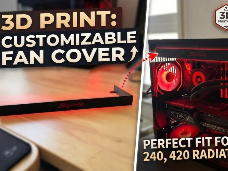 Customizable AIO Fan cover (360, 280, 240)