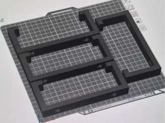 LED Matrix Wandhalter