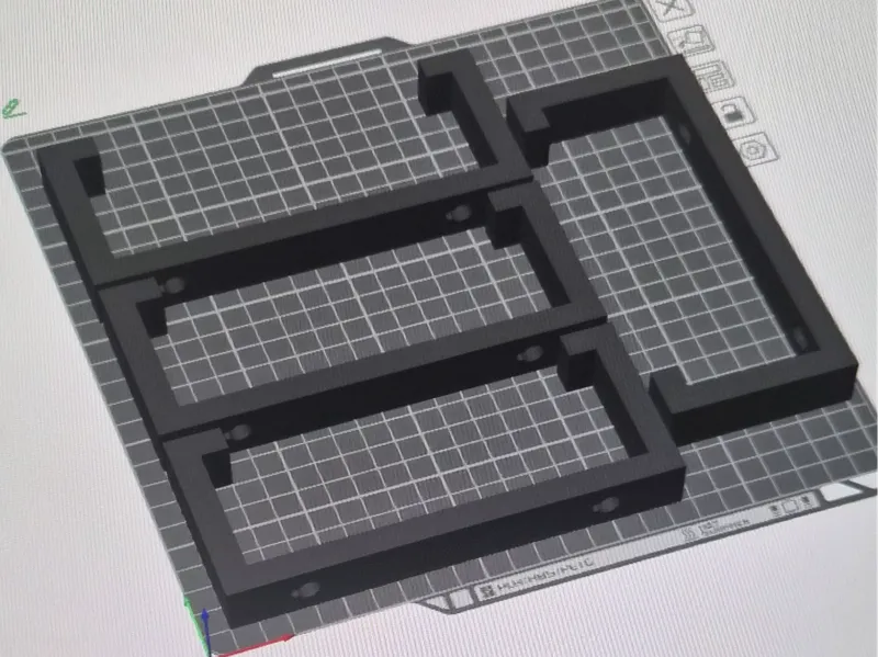 LED Matrix Wandhalter