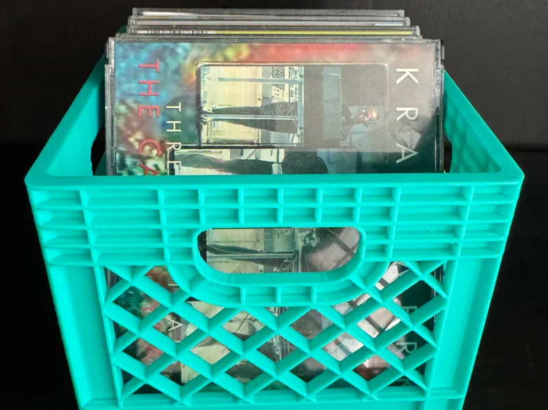 Milk Crate CD-Sized Stackable