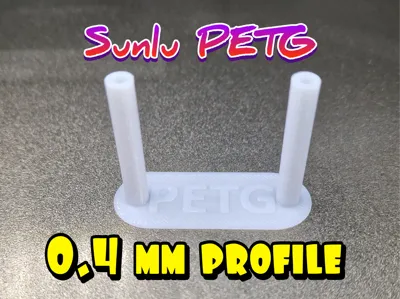 Sunlu PETG profile for 0.4 mm Hotend