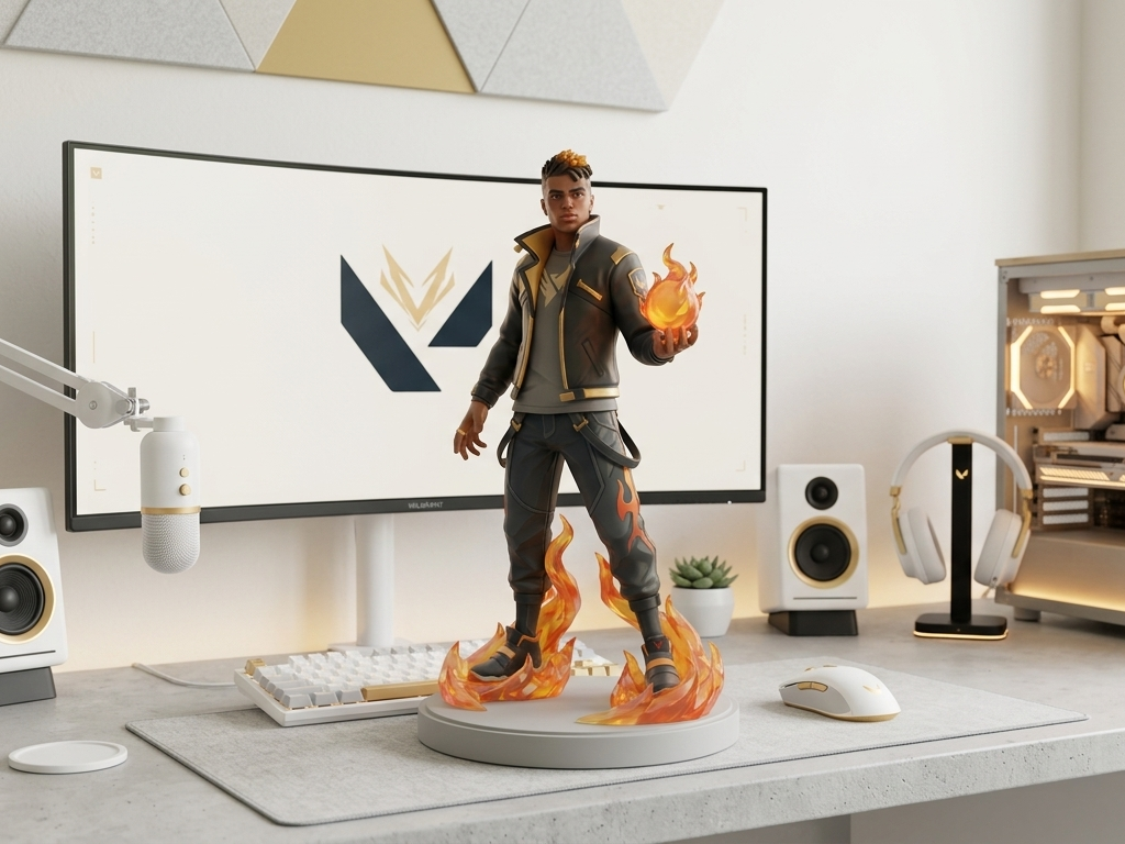 Phoenix - Stylized Collectible (Single Color)