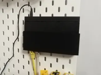 8 Port Switch IKEA SKADIS Mount