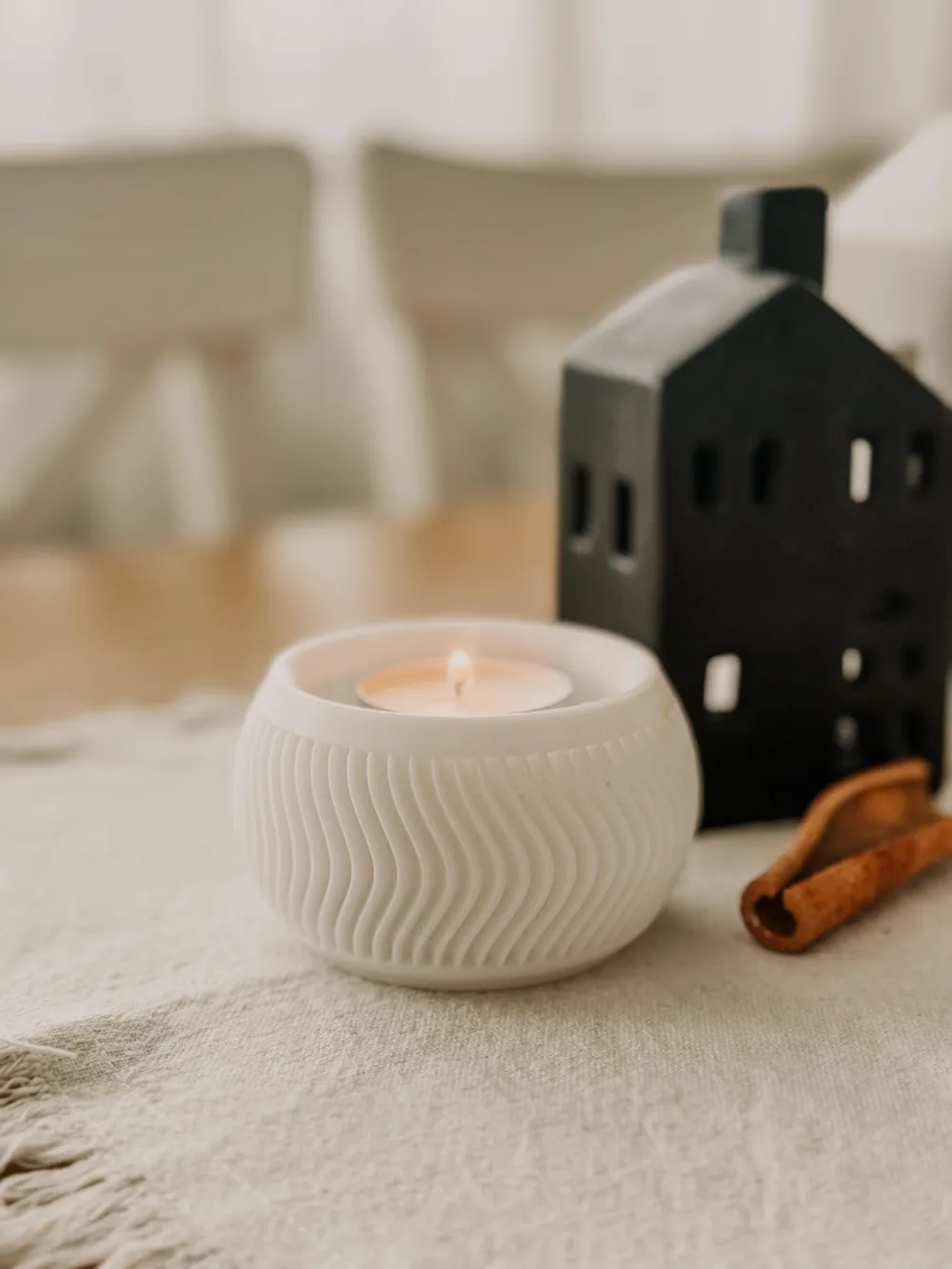Modern Tealight Holder – Minimalist Candle Stand - Free 3D Print Model ...