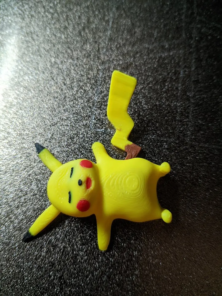 Sleeping Pikachu - Free 3D Print Model - MakerWorld