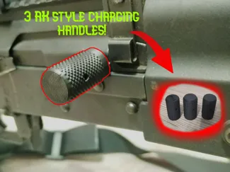 3 types of AK charging handles