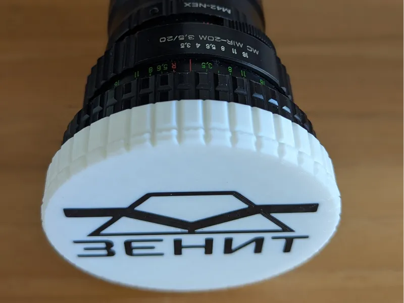 Camera lens cap for Zenit - MIR-20M 3,5-20 USSR