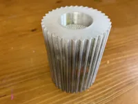 Scallop pillar candle holder - three sizes