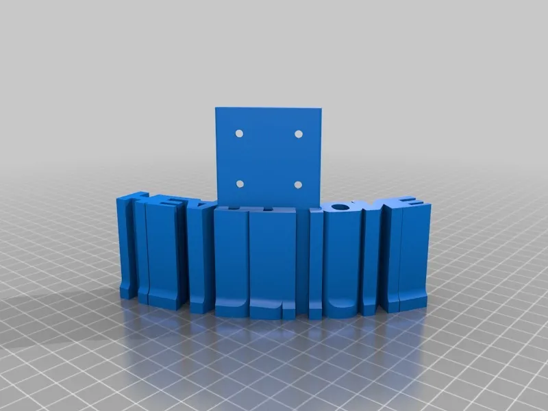 Headphone Holder (slightly curved) by WingArt MakerWorld