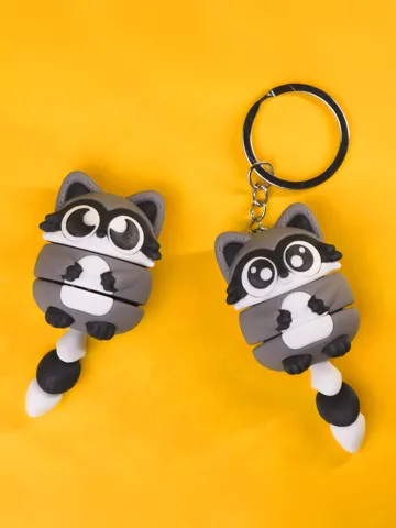Llavero: EGGO Raccoon — vista de referencia 2