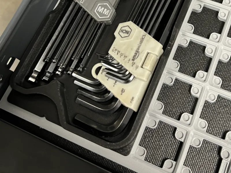Gridfinity - Amazon Basics Allen Wrench Set Holder