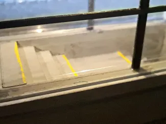 H0 staircase for H0 train station