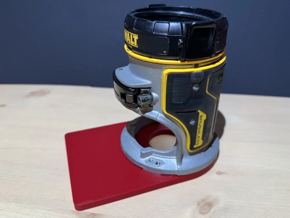 DeWalt Trim Router Extended Base Plate - Free 3D Print Model - MakerWorld