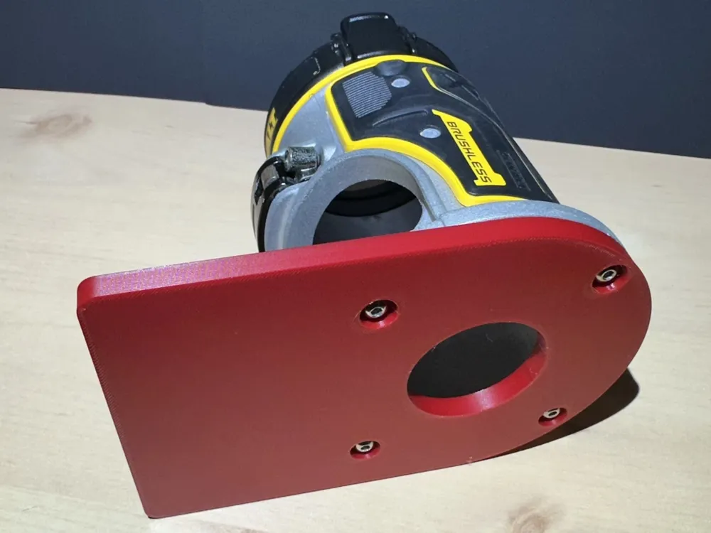 DeWalt Trim Router Extended Base Plate - Free 3D Print Model - MakerWorld
