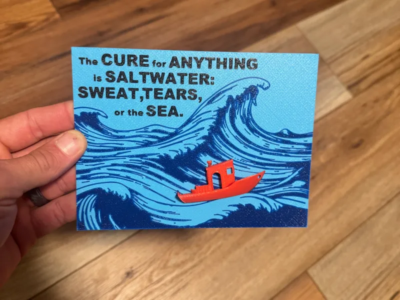 Benchy boat Hueforge