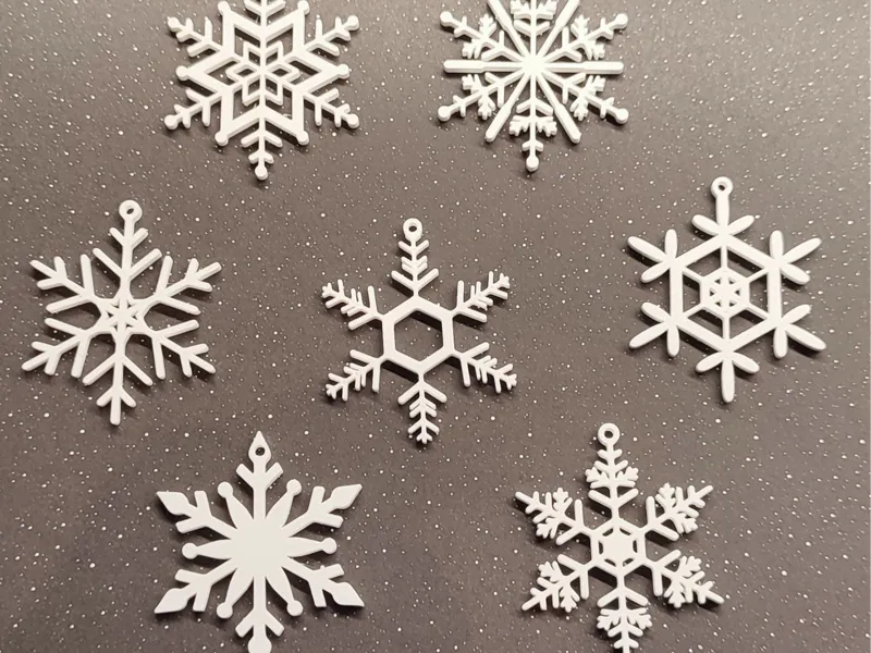 Schneeflocken/Kristall Anhänger