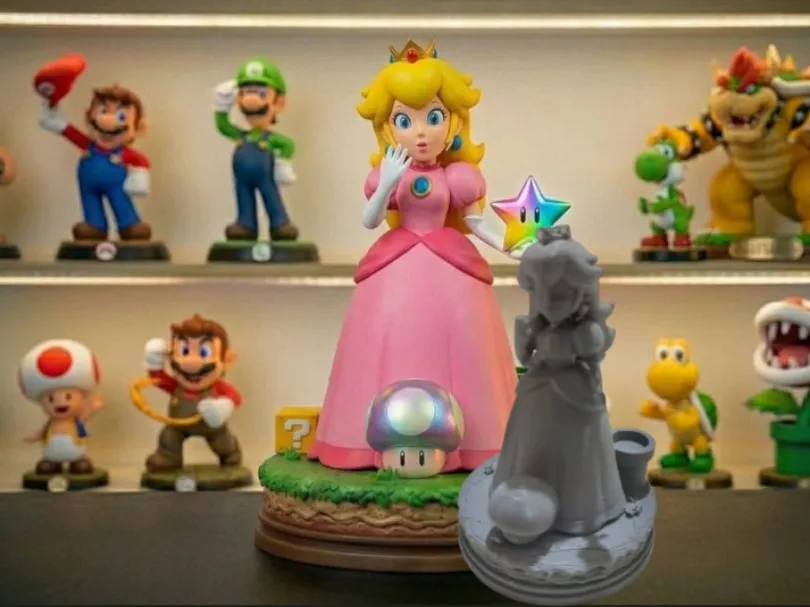 Peach, Mario bross - Free 3D Print Model - MakerWorld