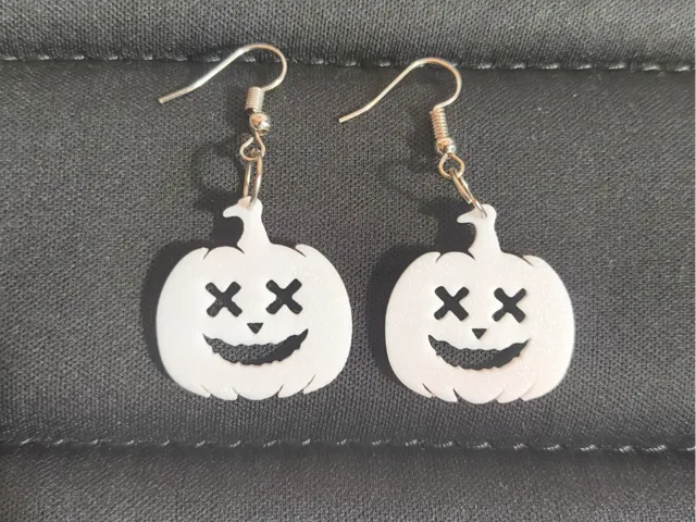 Halloween pumpkin earring