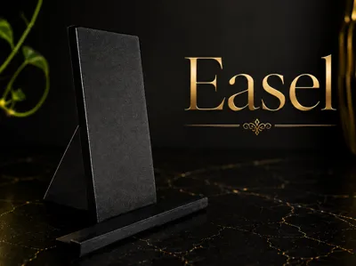 Simple Easel Frame Picture Hueforge stand display