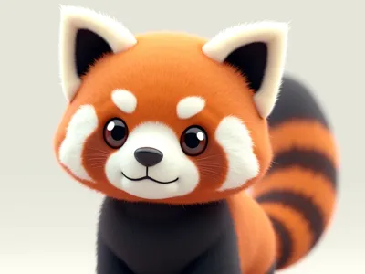 cute red panda