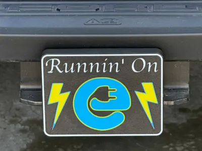 Hitch Cover - Runnin' On e