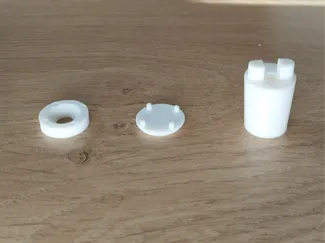 IKEA Skadis wall mount pin + cover