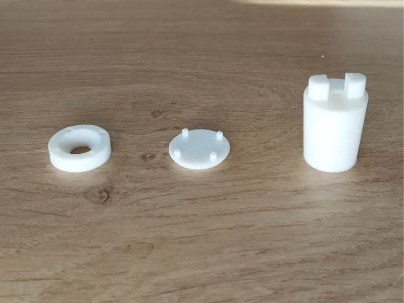 IKEA Skadis wall mount pin + cover