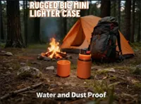 BIC Lighter Small Waterproof Case With Handle With Loop