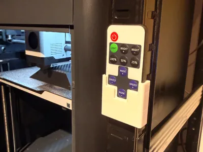 Magnetic holder for LED strip remote control