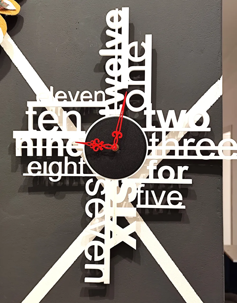 Lowercase Clock Clock with letters by 3DItaly - MakerWorld