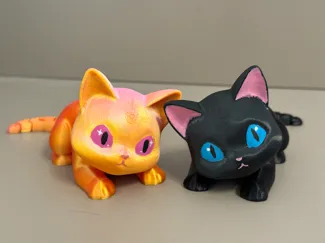 可爱小猫桌面宠物可动玩具