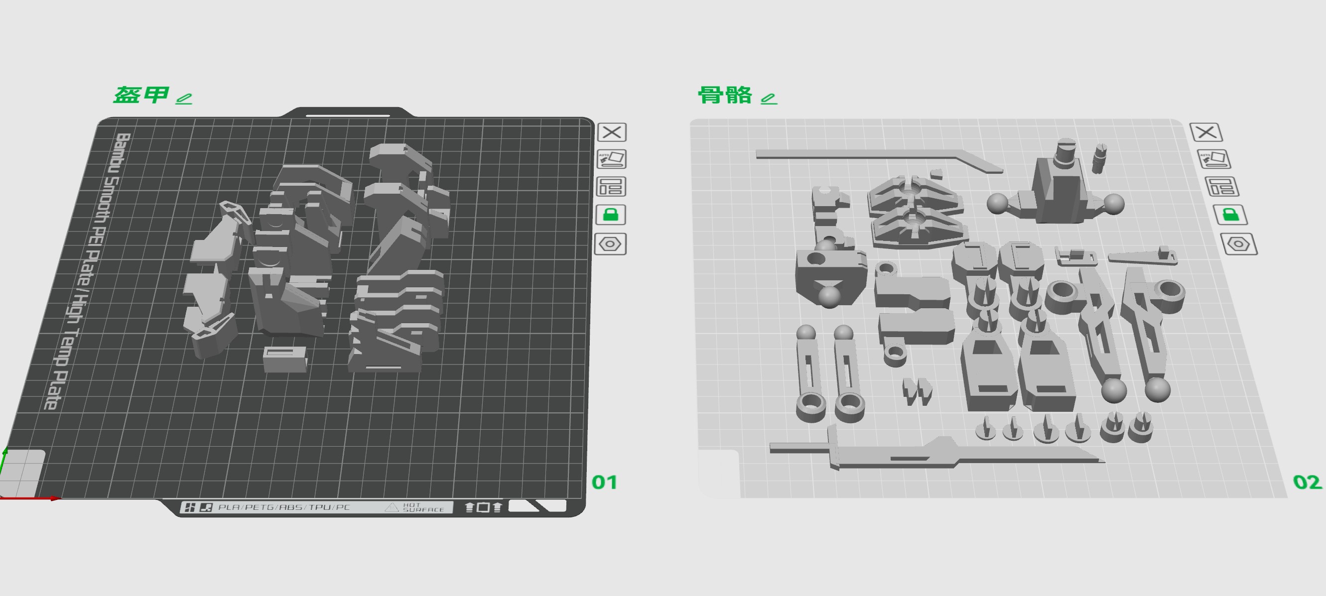 Miniatura 4 do modelo 3D 「极冠集团 」灰影突击者：近战特化型机甲