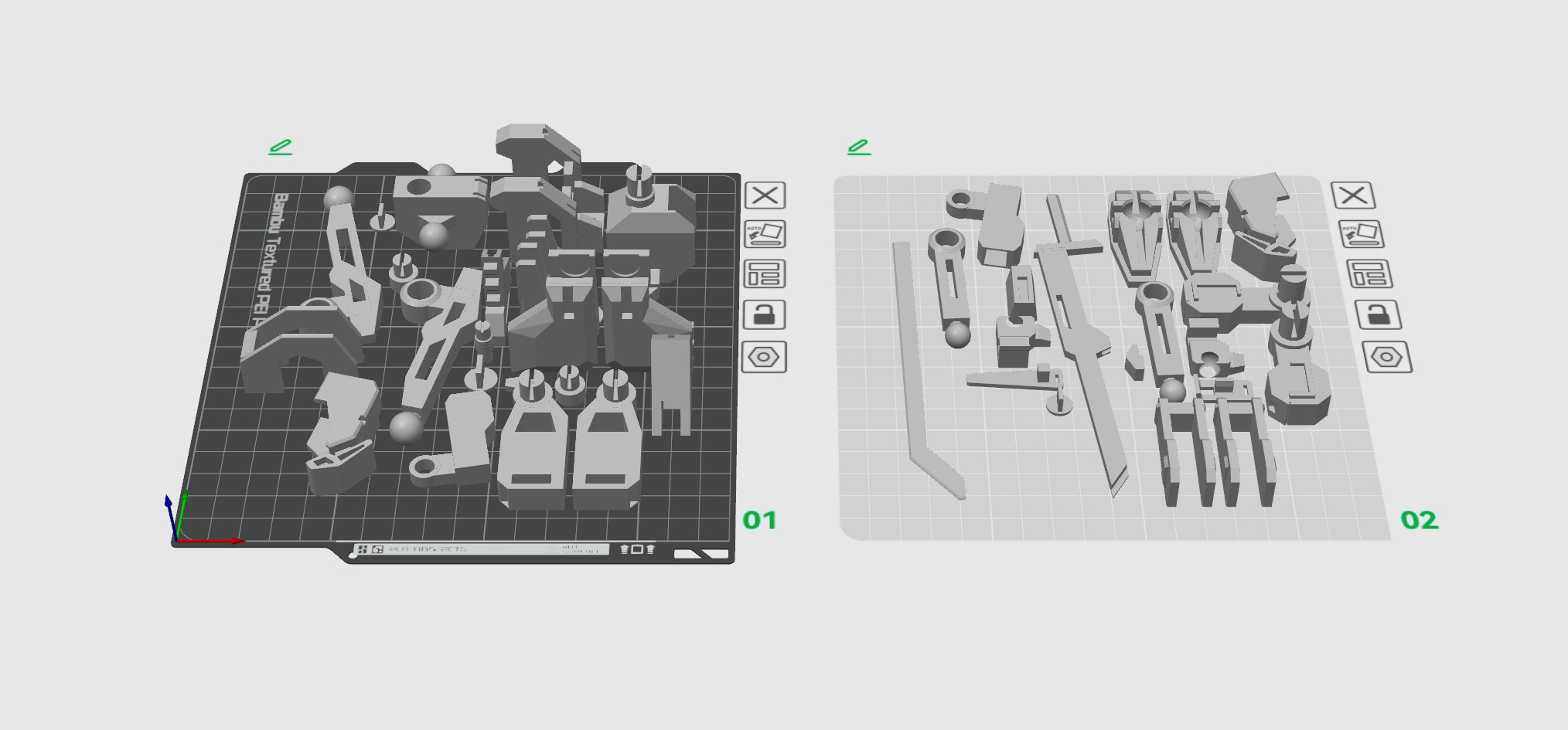 Miniatura 2 do modelo 3D 「极冠集团 」灰影突击者：近战特化型机甲