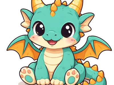 cute baby dragon 