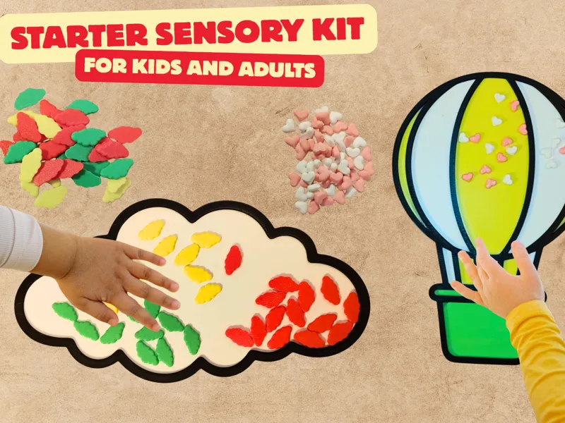 Starter Sensory Kit – Clouds, Hearts & Half Balls