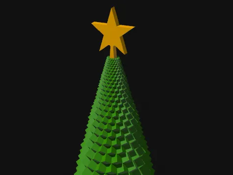 Geometric Christmas Tree