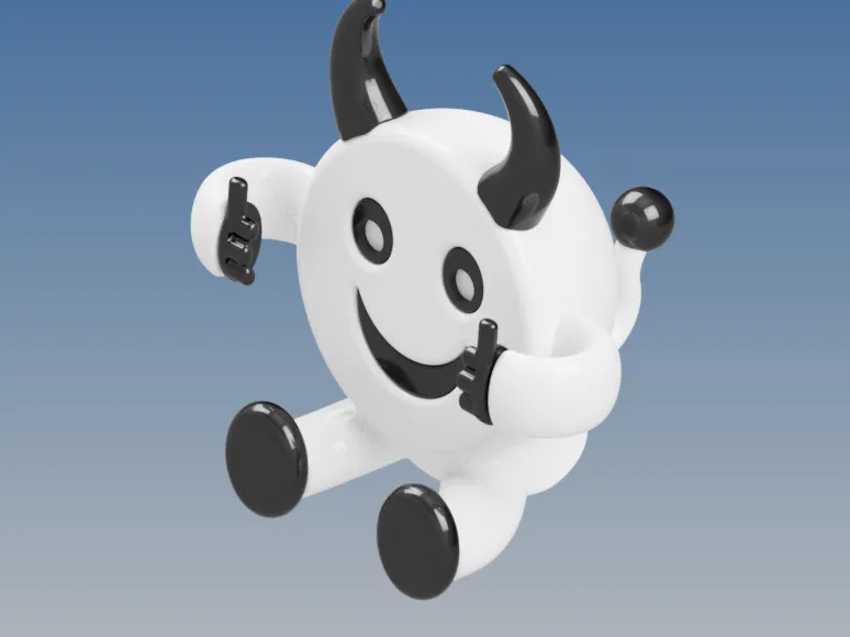 emoticon phone holder